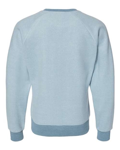 Unisex Flip Side Fleece Crewneck Sweatshirt - Chambray Heather