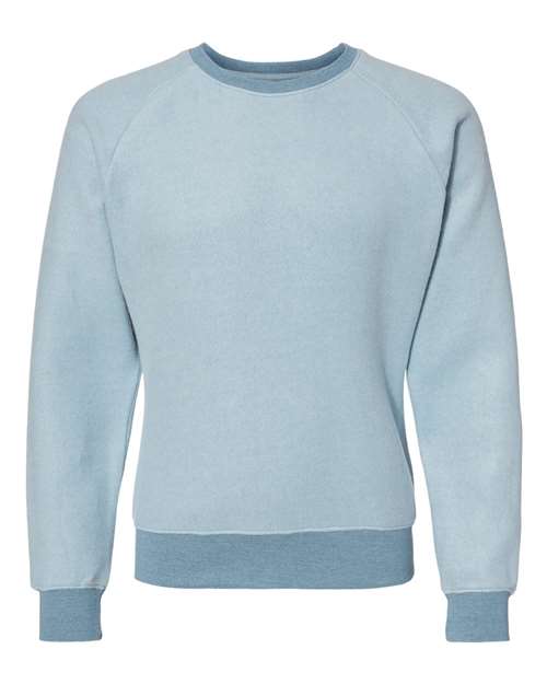 Unisex Flip Side Fleece Crewneck Sweatshirt - Chambray Heather