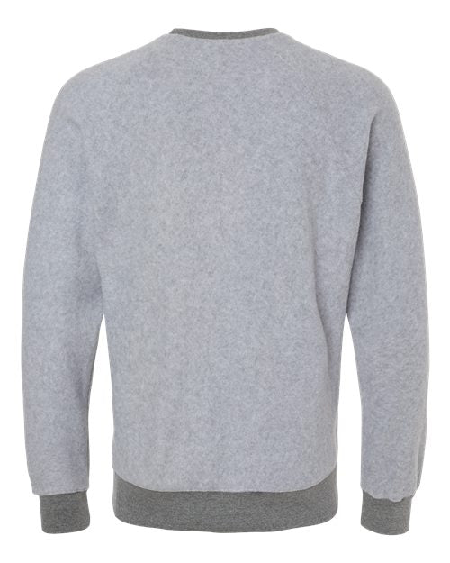 Unisex Flip Side Fleece Crewneck Sweatshirt - Grey Heather