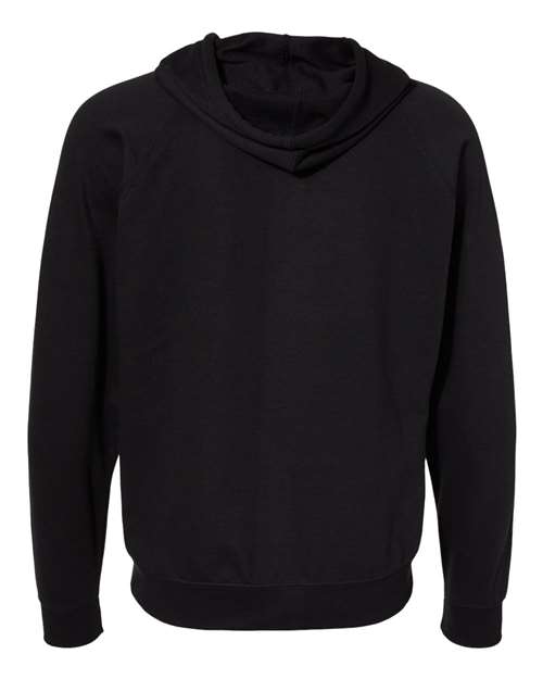 Unisex Icon Lightweight Loopback Terry Full-Zip Hooded Sweatshirt - Black