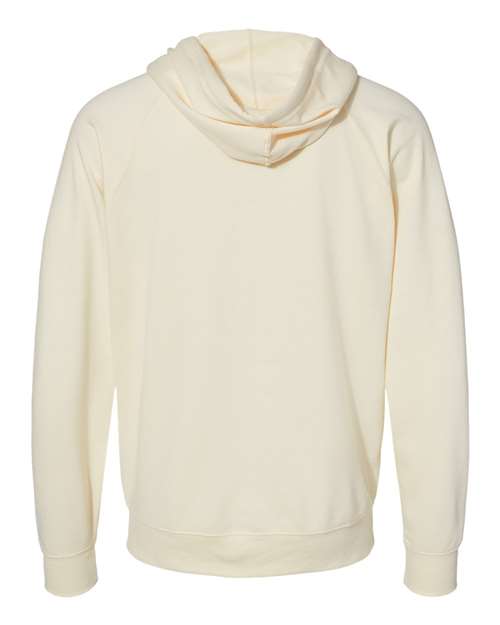 Unisex Icon Lightweight Loopback Terry Full-Zip Hooded Sweatshirt - Bone