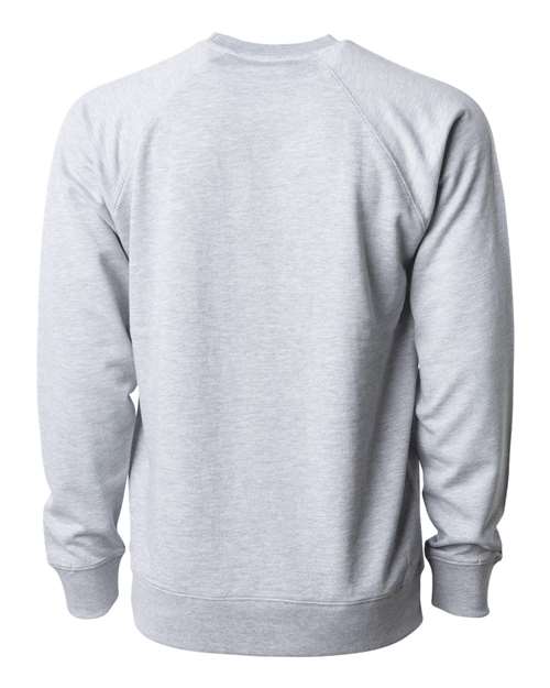 Unisex Icon Lightweight Loopback Terry Crewneck Sweatshirt - Athletic Heather