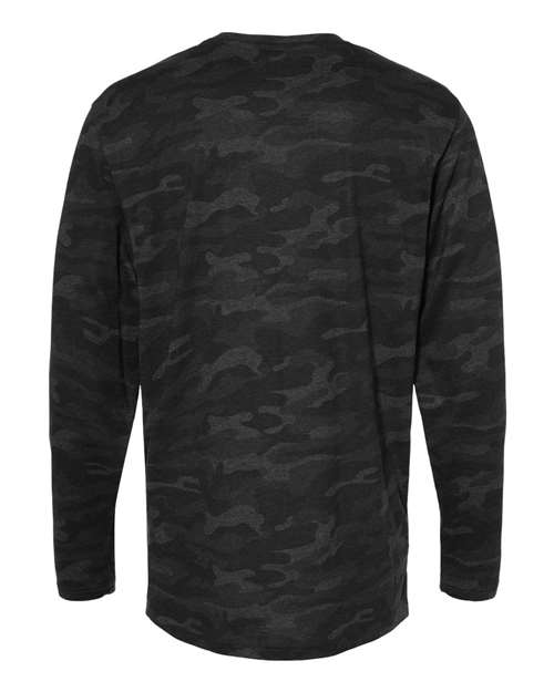 Men's Fine Jersey Long Sleeve Tee - Storm Camo