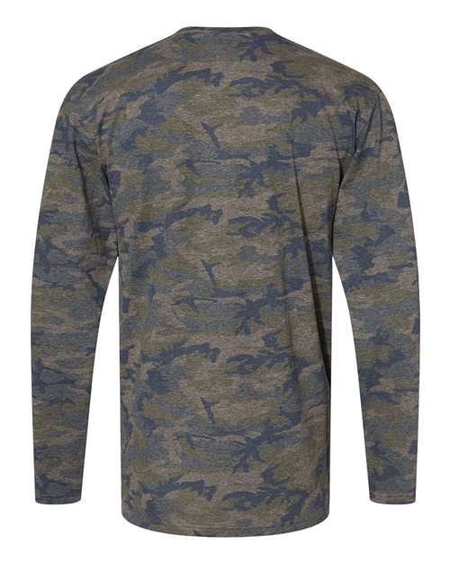 Men's Fine Jersey Long Sleeve Tee - Vintage Camo