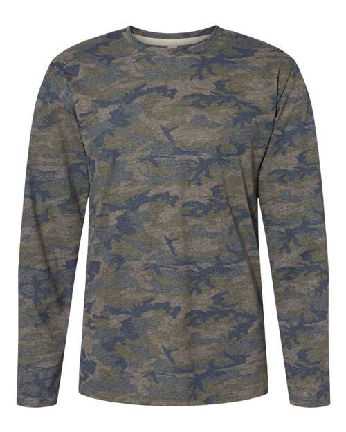 Men's Fine Jersey Long Sleeve Tee - Vintage Camo