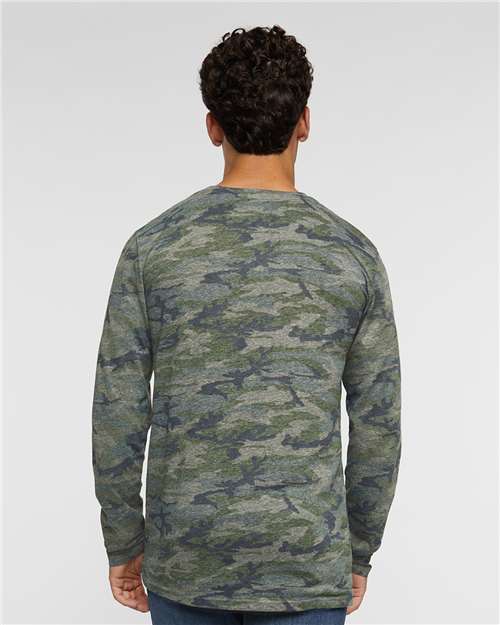 Men's Fine Jersey Long Sleeve Tee - Vintage Camo
