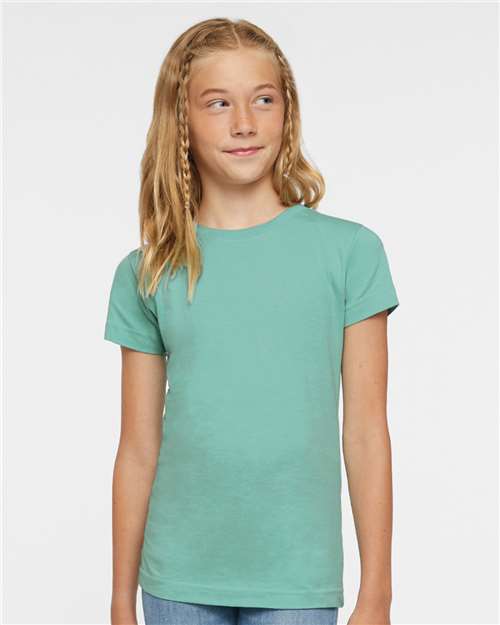 Girls' Fine Jersey Tee - Saltwater