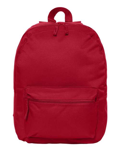 16" Basic Backpack - Red