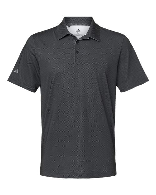 Men's Ultimate365 Diamond Dot Print Polo - Black/ White/ Grey Three