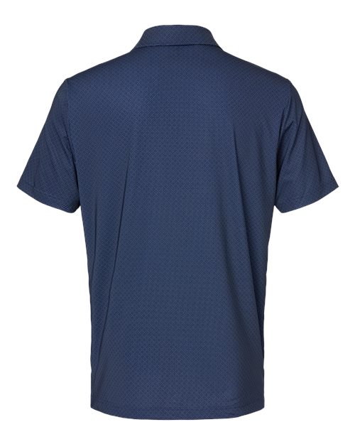 Men's Ultimate365 Diamond Dot Print Polo - Navy Blue/ White/ Grey Three