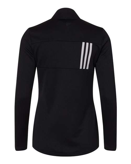 Women's 3-Stripes Double Knit Full-Zip Jacket - Black/ Grey Two