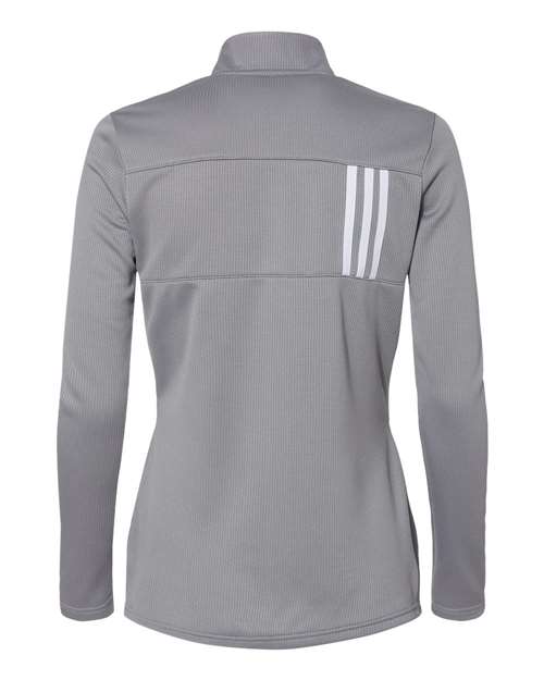 Women's 3-Stripes Double Knit Full-Zip Jacket - Grey Three/ White