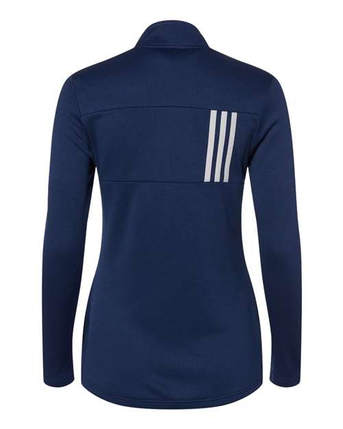 Women's 3-Stripes Double Knit Full-Zip Jacket - Team Navy Blue/ Grey Two