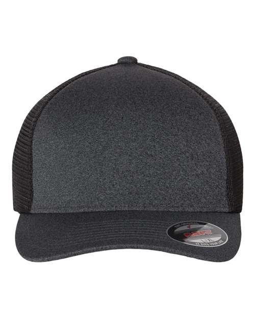 Unipanel™ Trucker Cap - Melange Dark Grey/ Black
