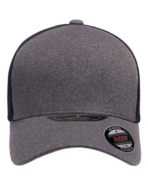 Unipanel™ Trucker Cap - Melange Heather/ Black