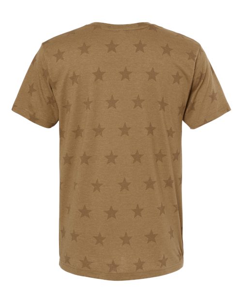 Men's Star Print Tee - Coyote Brown Star