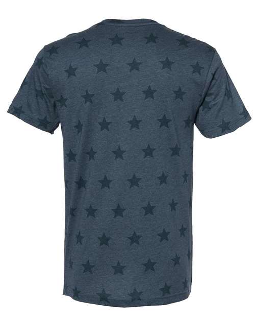 Men's Star Print Tee - Denim Star