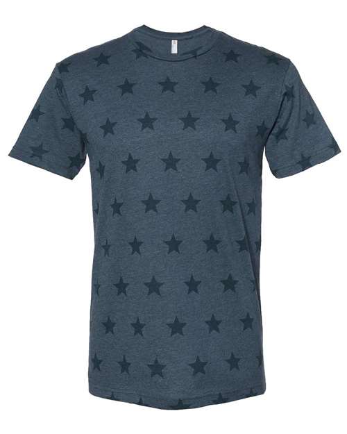 Men's Star Print Tee - Denim Star