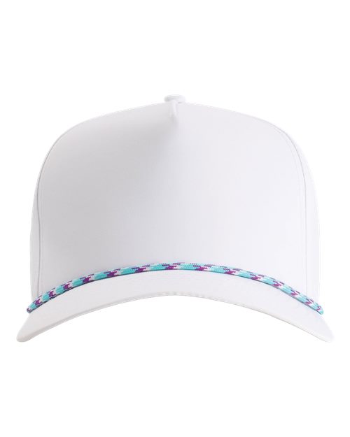 The Wrightson Cap - White/ Teal-Purple