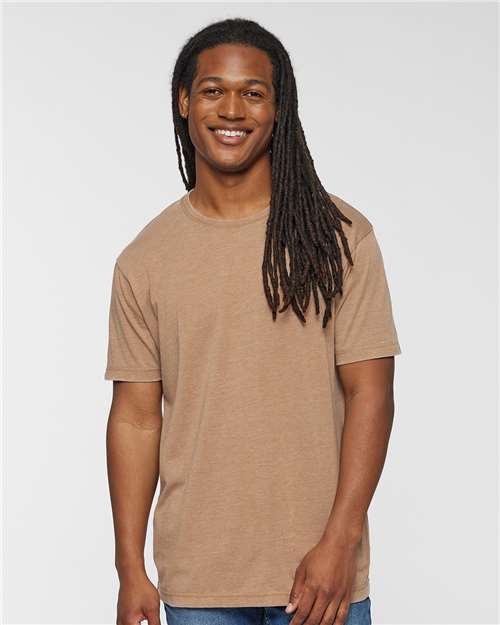 Unisex Vintage Wash Tee - Washed Coyote Brown