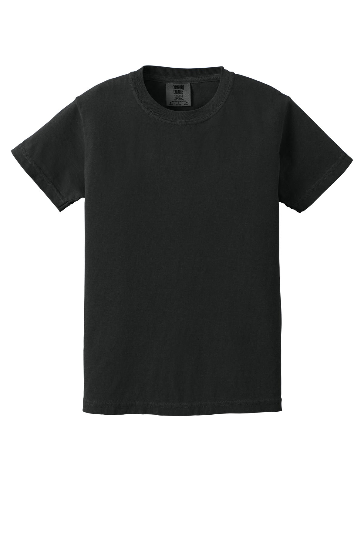 COMFORT COLORS  Youth Heavyweight Ring Spun Tee - Black