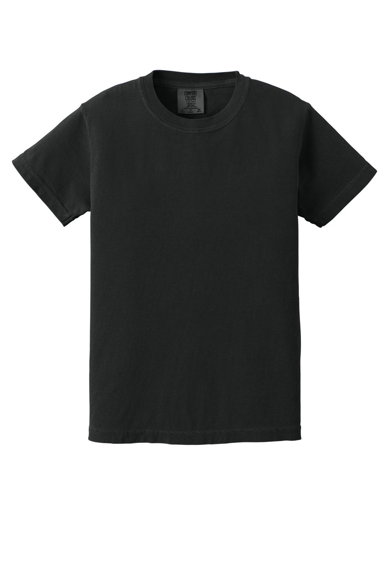 COMFORT COLORS  Youth Heavyweight Ring Spun Tee - Black