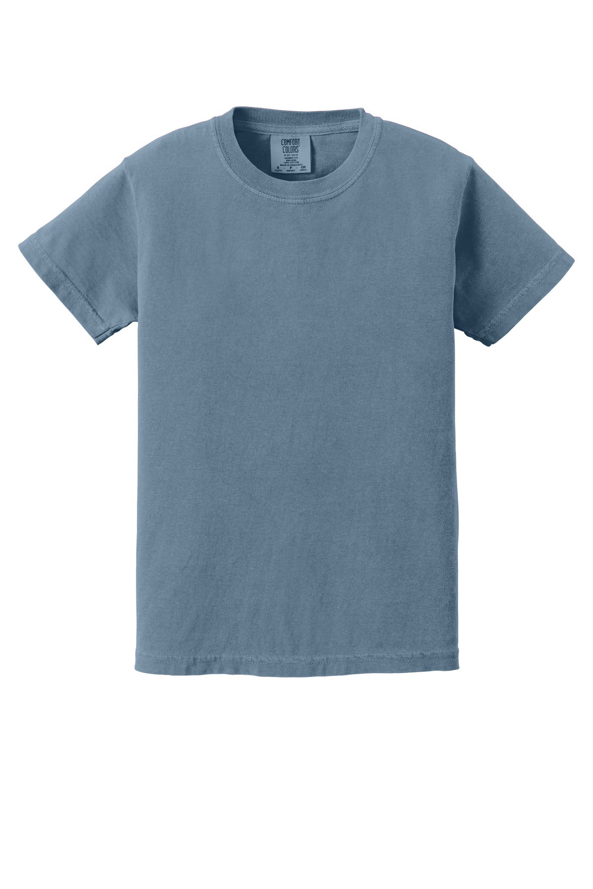 COMFORT COLORS  Youth Heavyweight Ring Spun Tee - Blue Jean