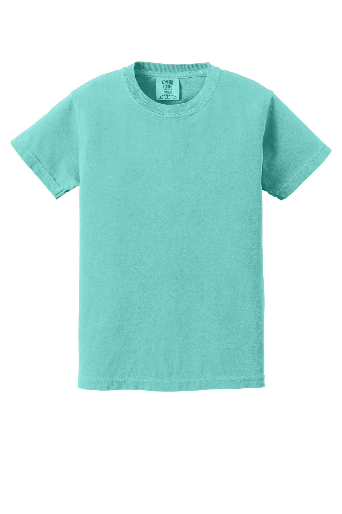 COMFORT COLORS  Youth Heavyweight Ring Spun Tee - Chalky Mint