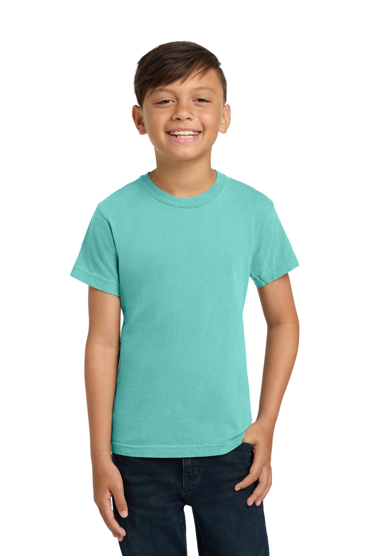 COMFORT COLORS  Youth Heavyweight Ring Spun Tee - Chalky Mint