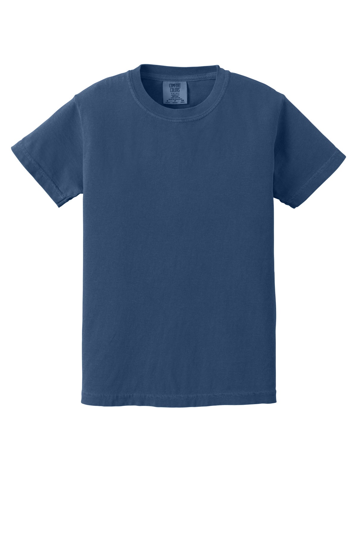 COMFORT COLORS  Youth Heavyweight Ring Spun Tee - China Blue