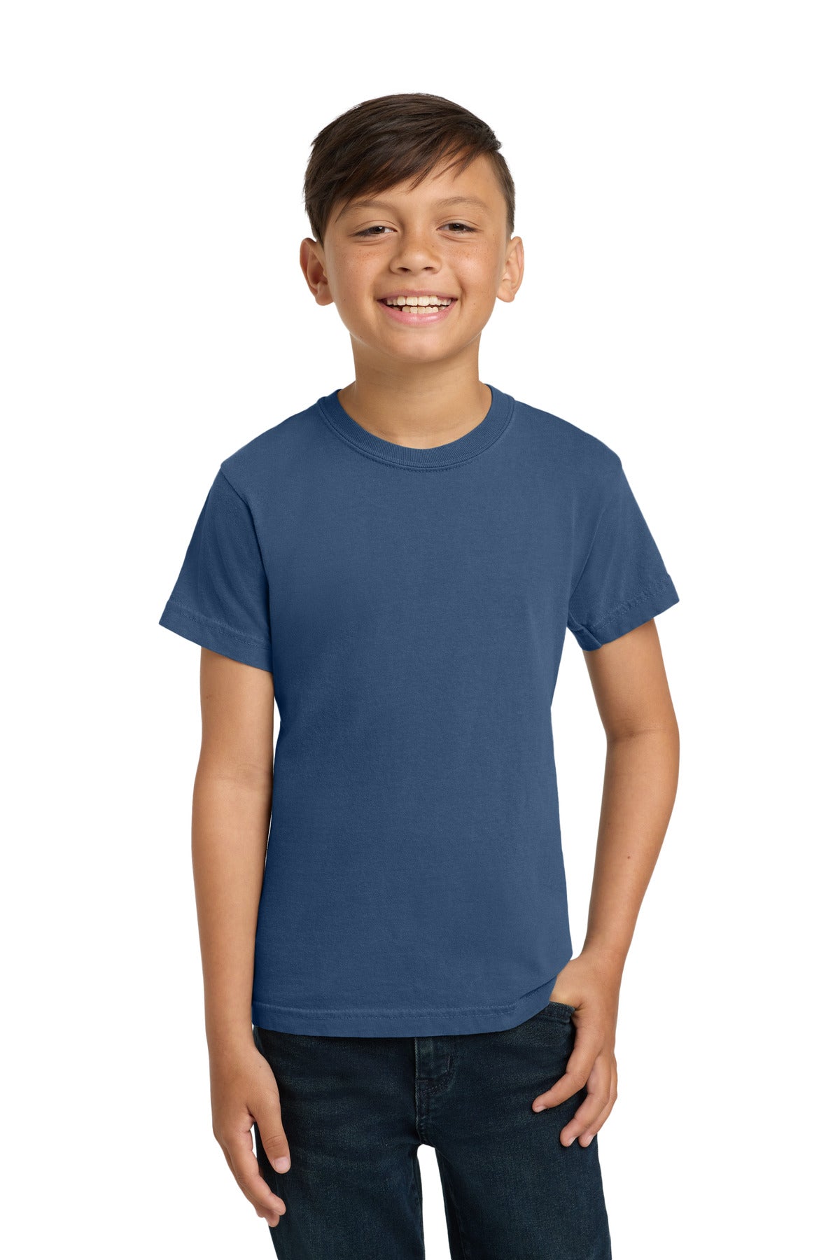 COMFORT COLORS  Youth Heavyweight Ring Spun Tee - China Blue