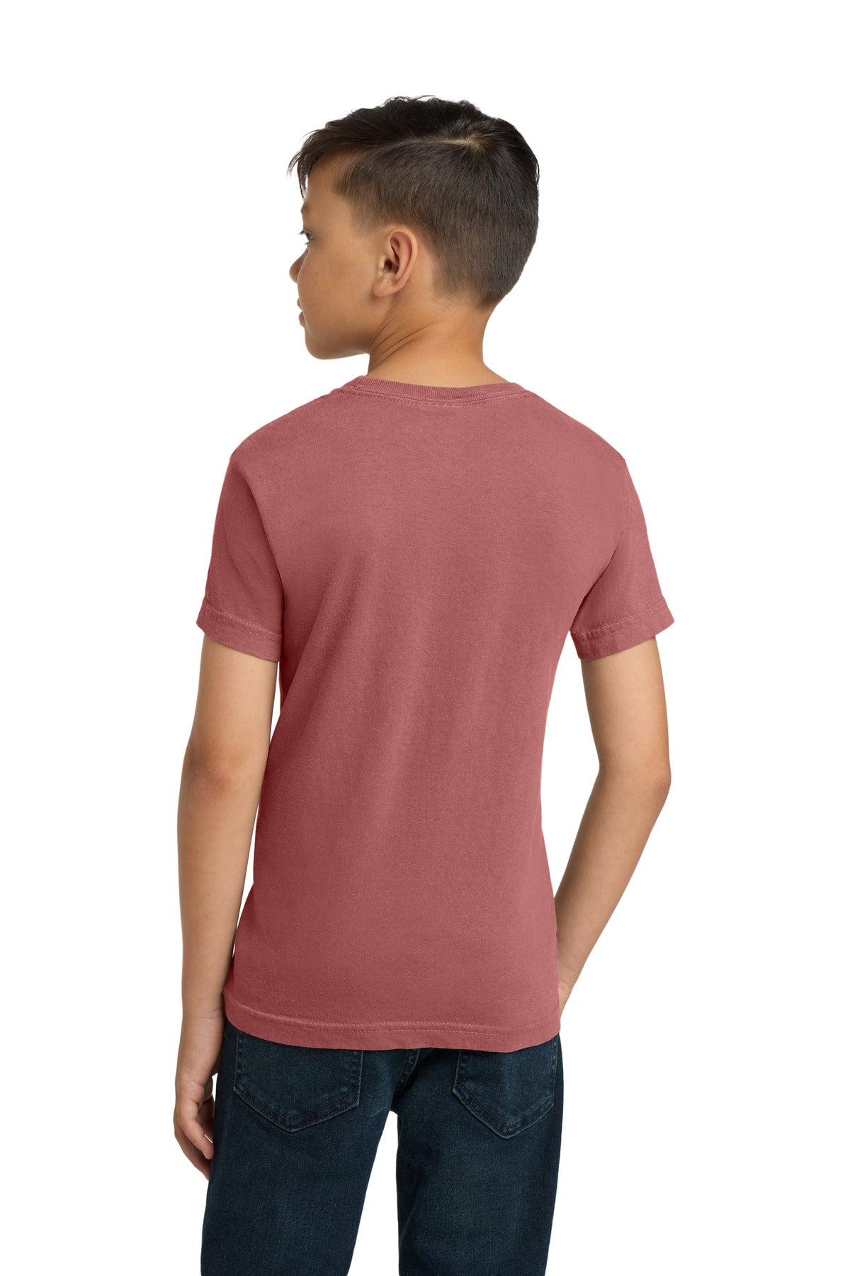 COMFORT COLORS  Youth Heavyweight Ring Spun Tee - Crimson