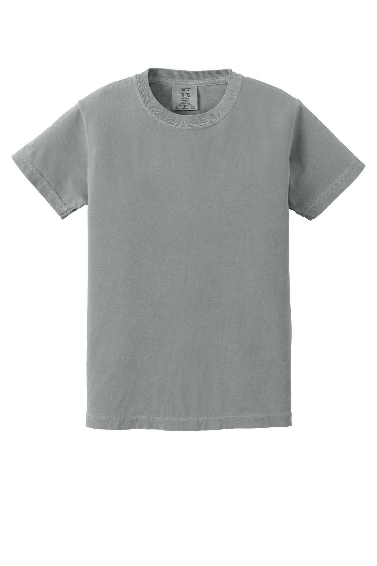 COMFORT COLORS  Youth Heavyweight Ring Spun Tee - Granite