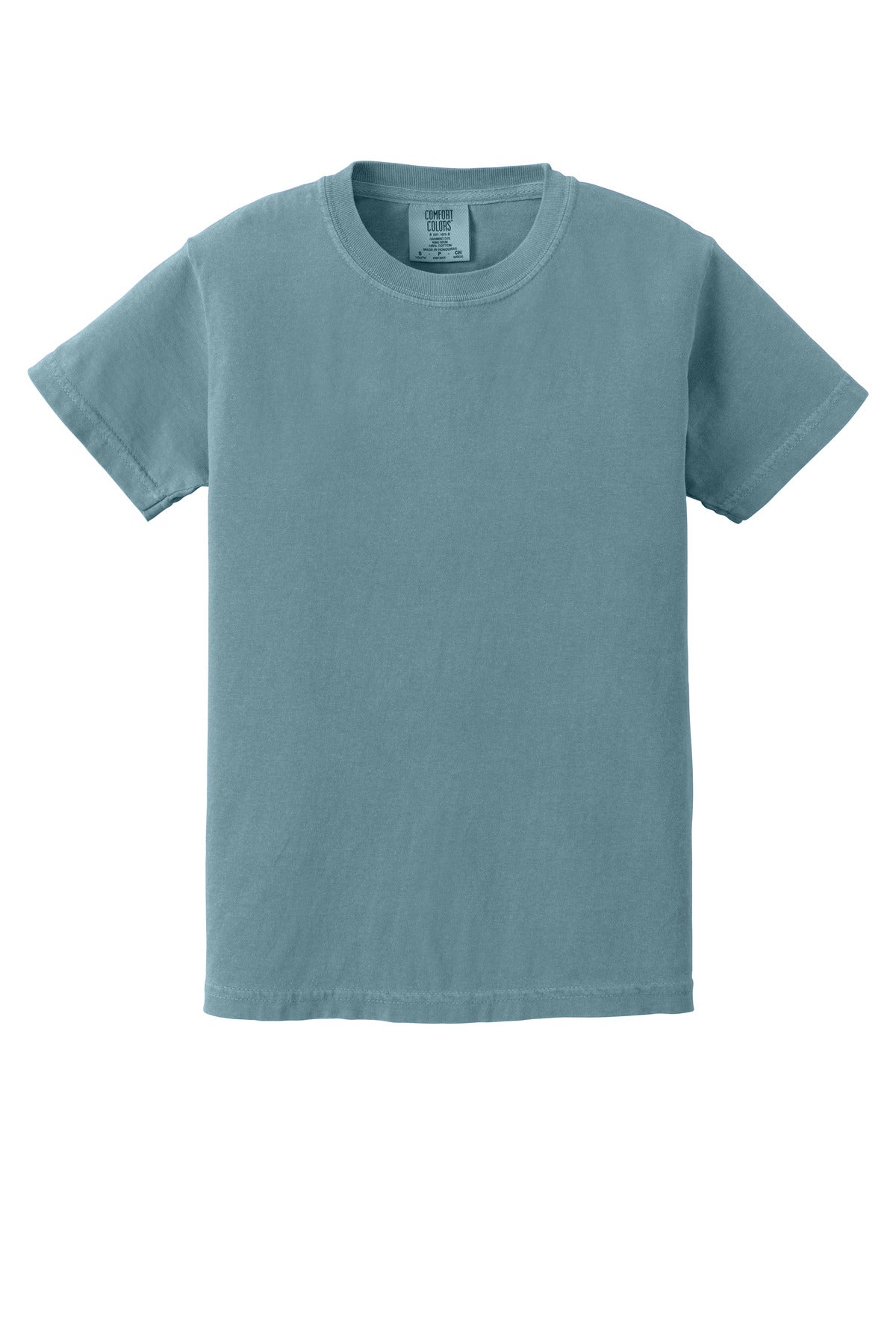 COMFORT COLORS  Youth Heavyweight Ring Spun Tee - Ice Blue