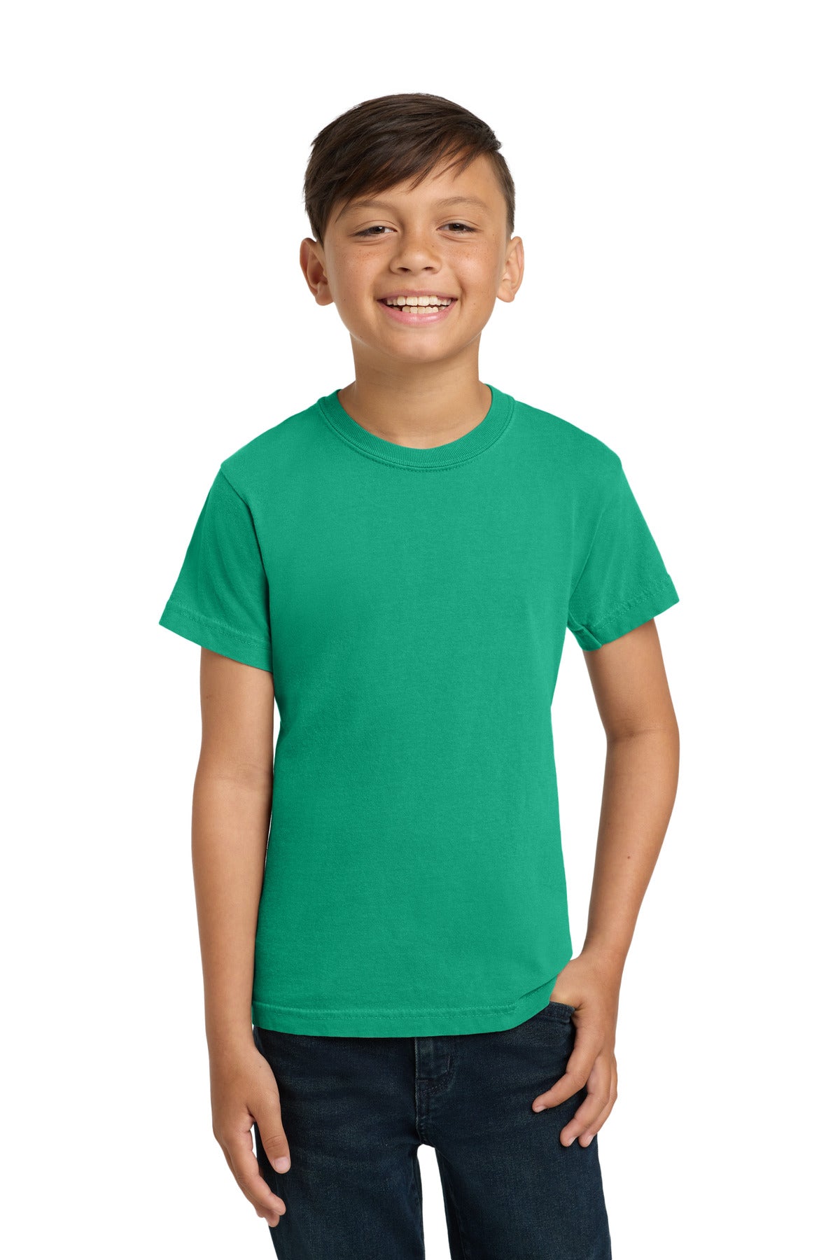 COMFORT COLORS  Youth Heavyweight Ring Spun Tee - Island Green