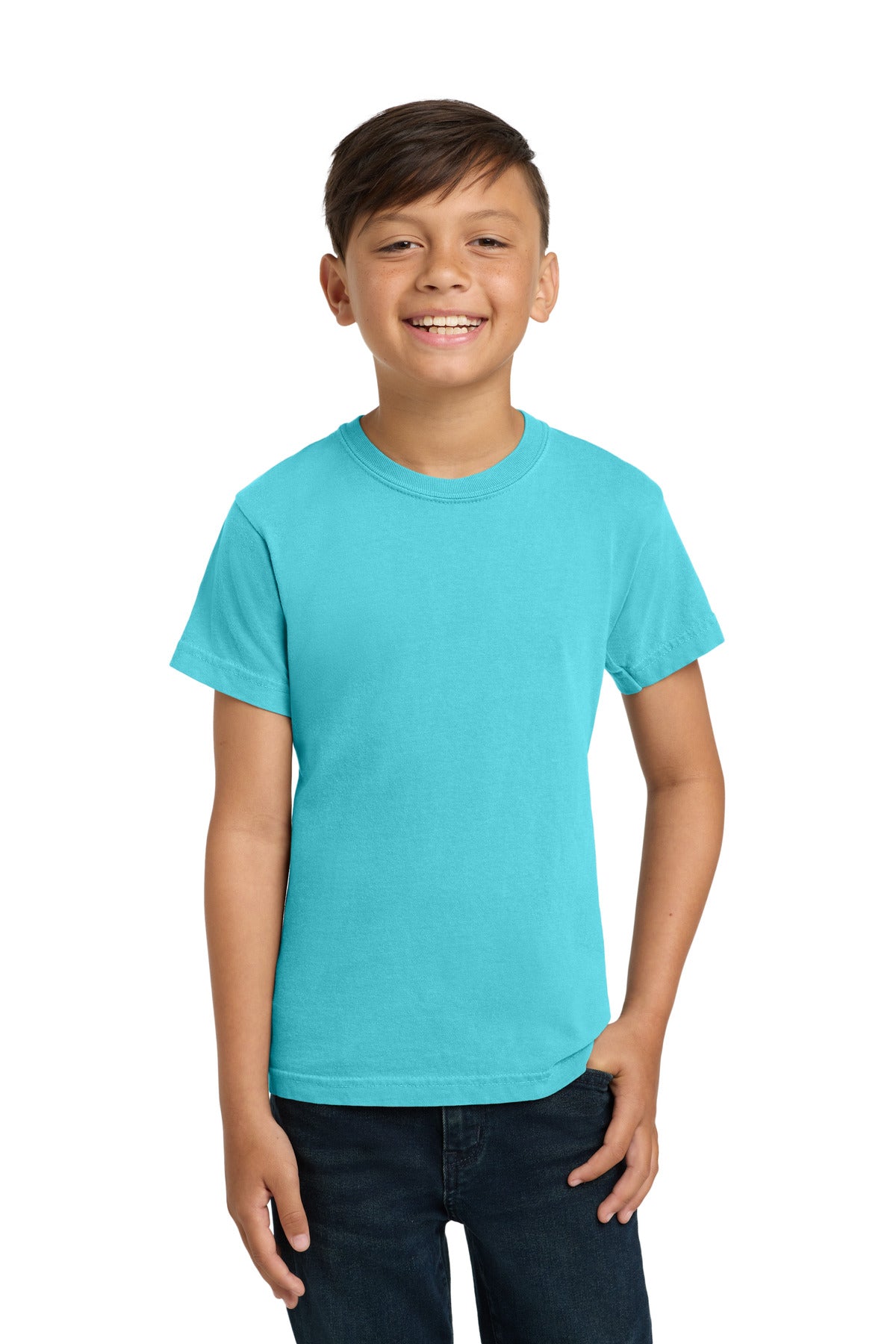 COMFORT COLORS  Youth Heavyweight Ring Spun Tee - Lagoon