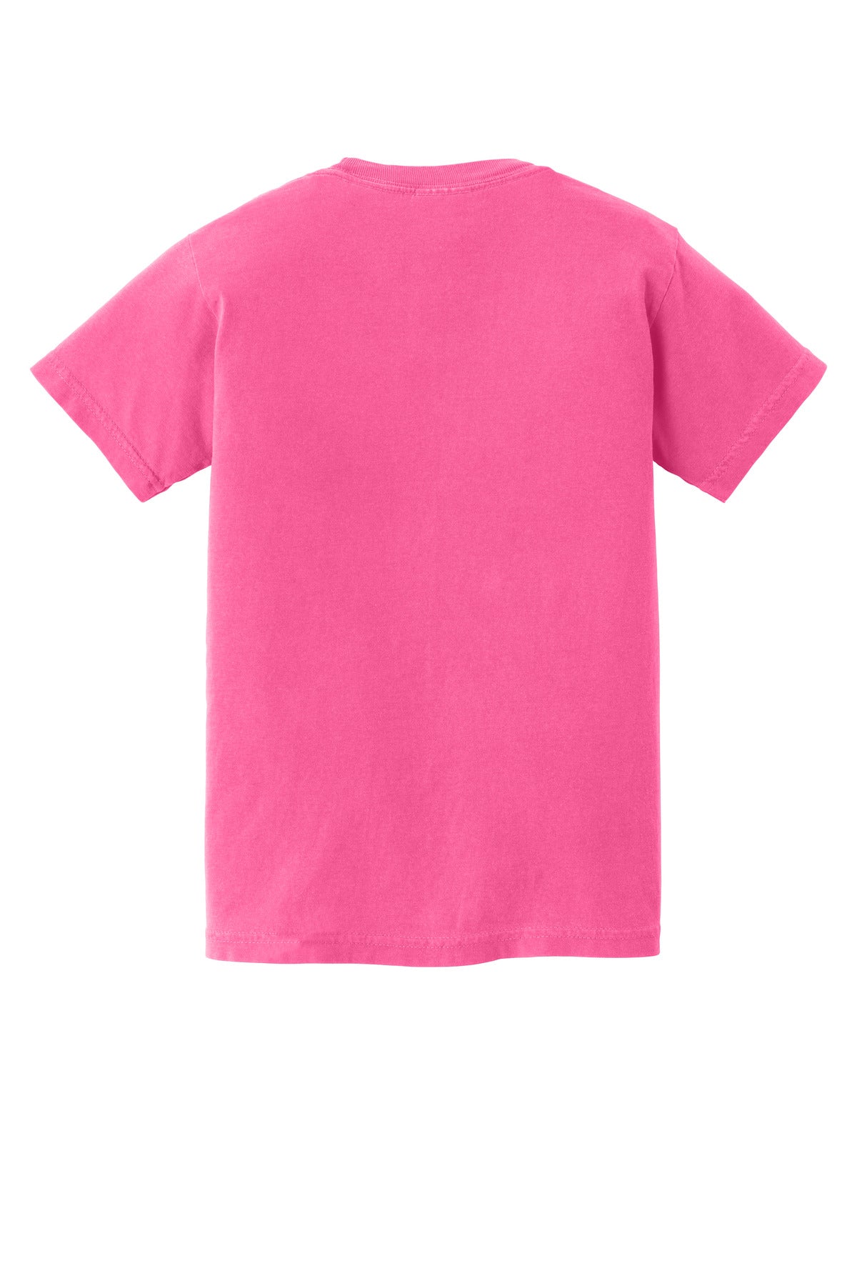 COMFORT COLORS  Youth Heavyweight Ring Spun Tee - Neon Pink