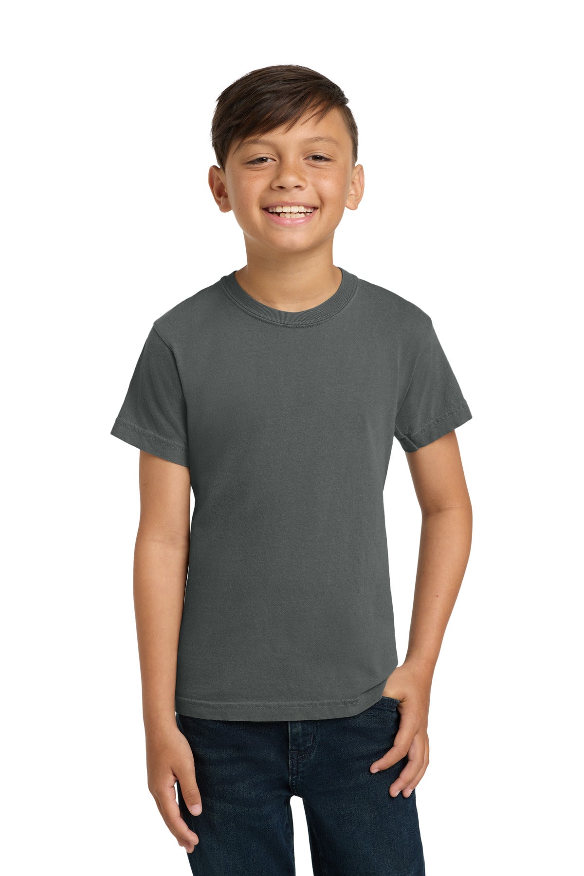 COMFORT COLORS  Youth Heavyweight Ring Spun Tee - Pepper