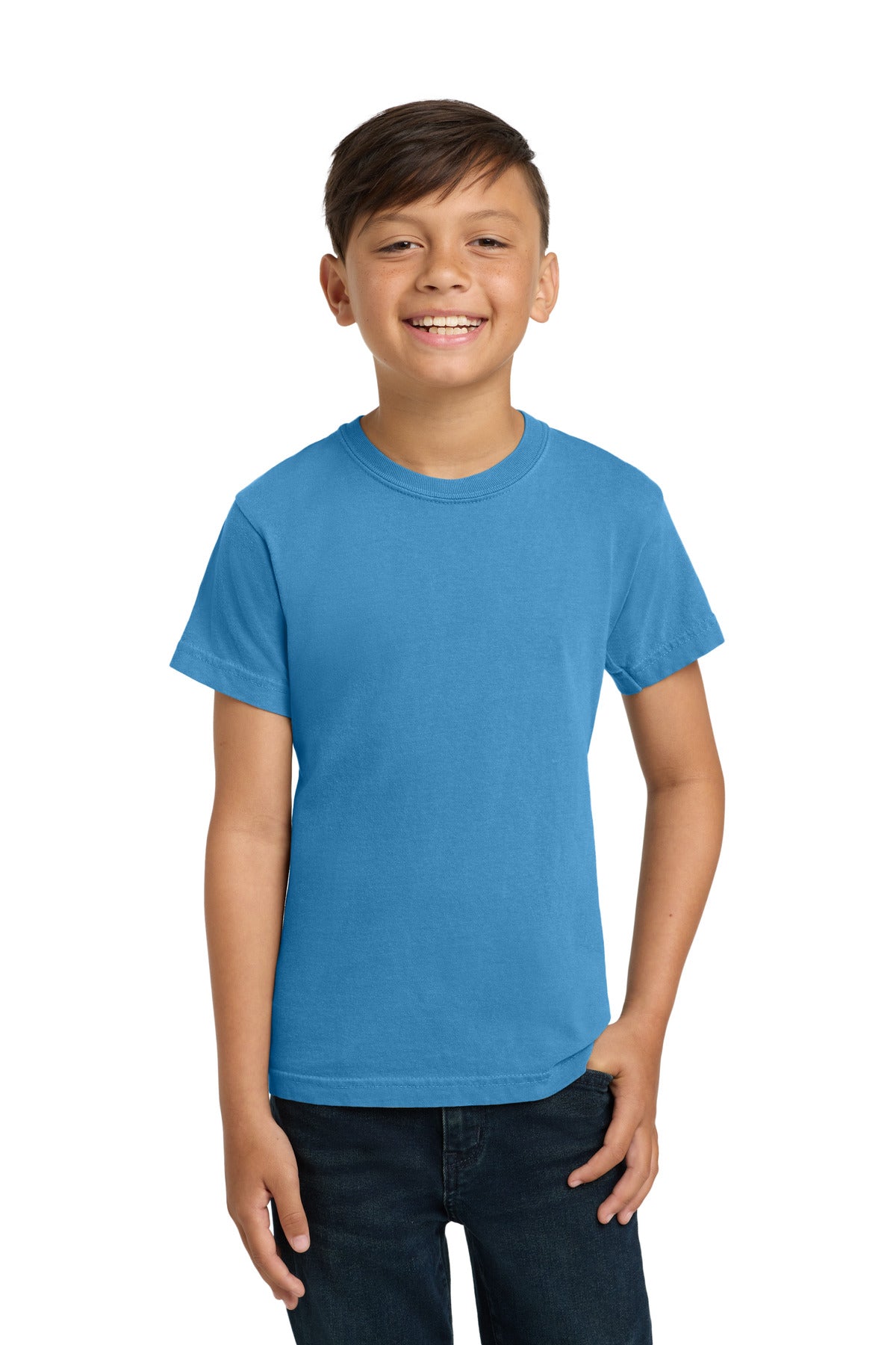 COMFORT COLORS  Youth Heavyweight Ring Spun Tee - Royal Caribe