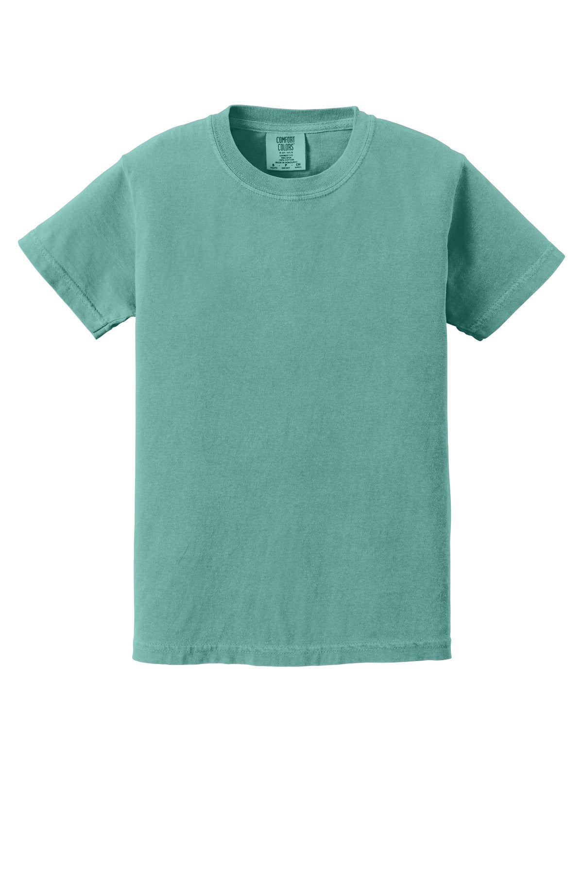 COMFORT COLORS  Youth Heavyweight Ring Spun Tee - Seafoam