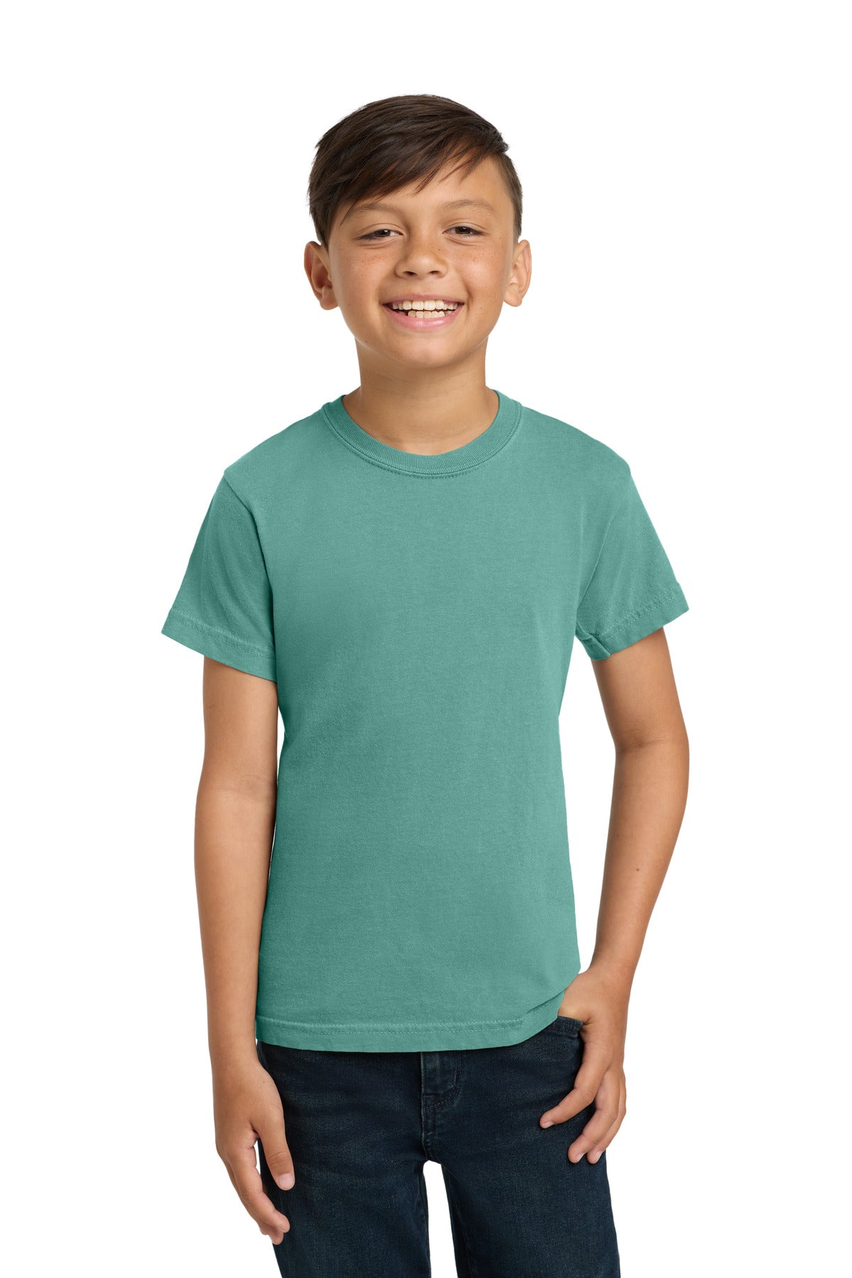 COMFORT COLORS  Youth Heavyweight Ring Spun Tee - Seafoam