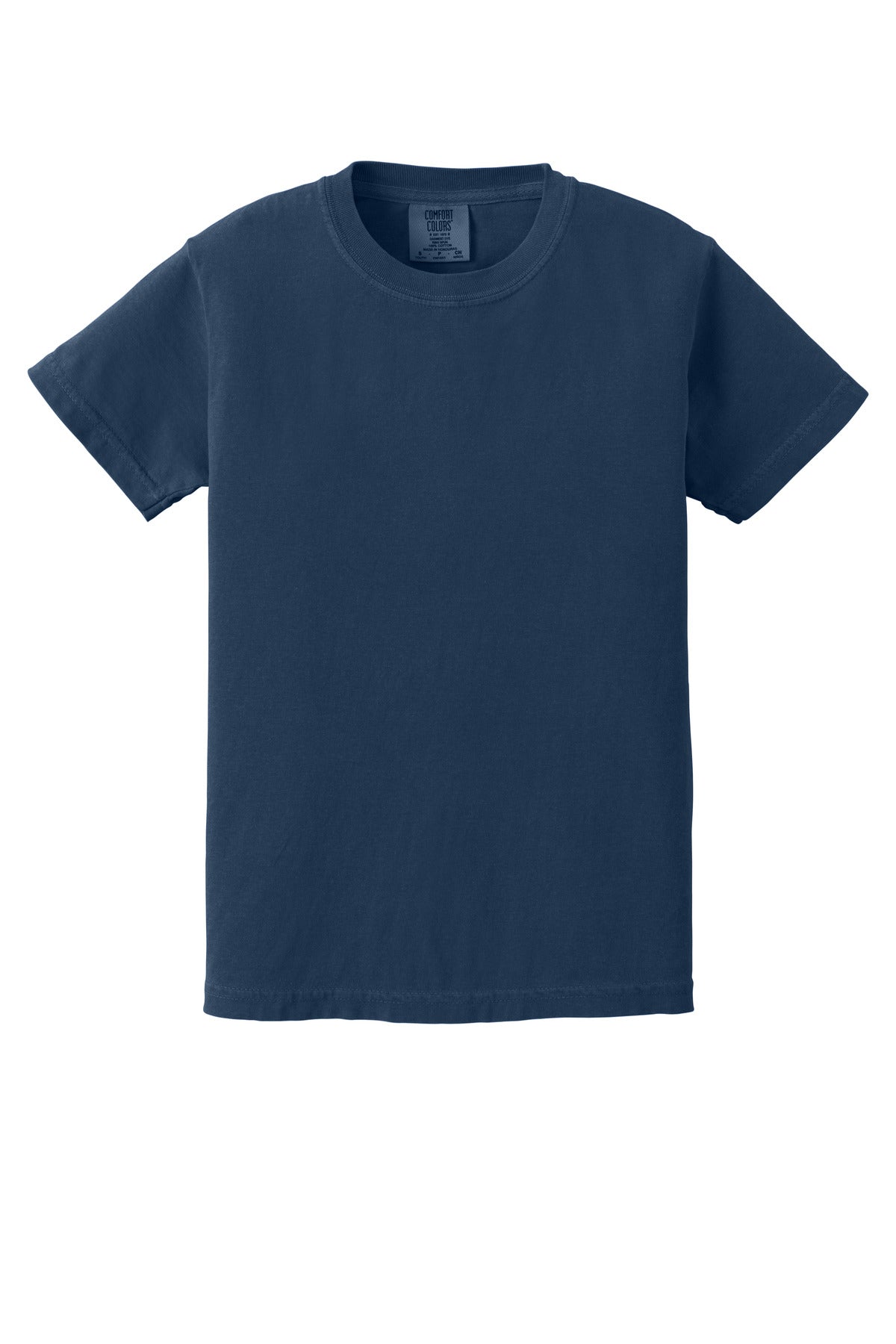 COMFORT COLORS  Youth Heavyweight Ring Spun Tee - True Navy