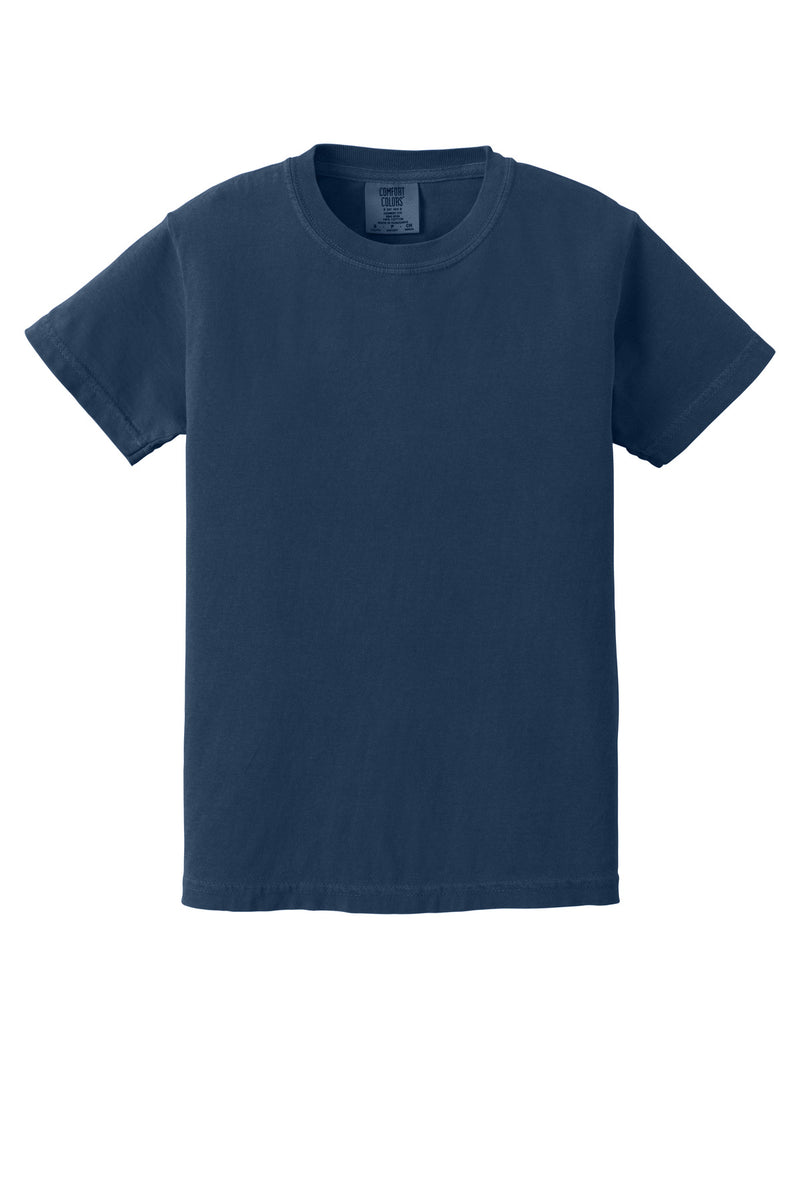 COMFORT COLORS  Youth Heavyweight Ring Spun Tee - True Navy
