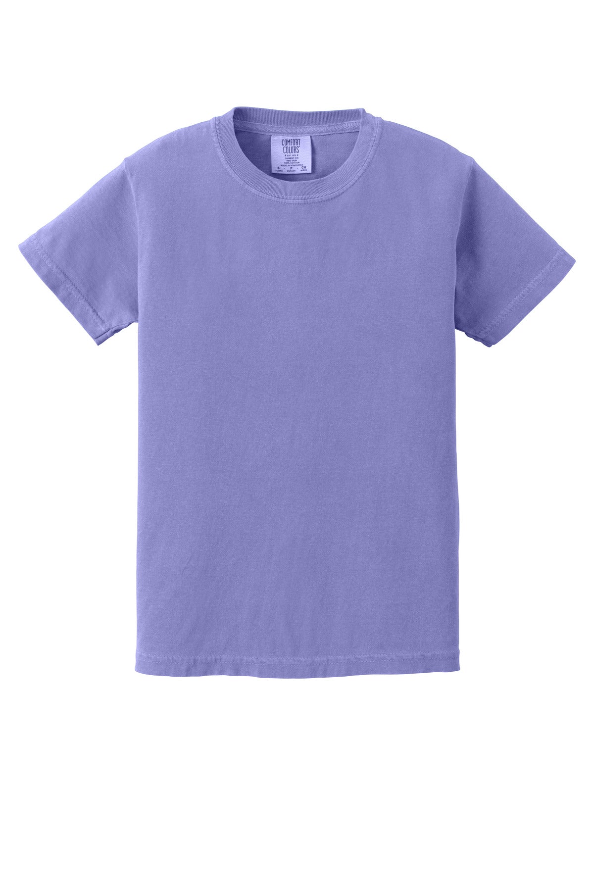 COMFORT COLORS  Youth Heavyweight Ring Spun Tee - Violet