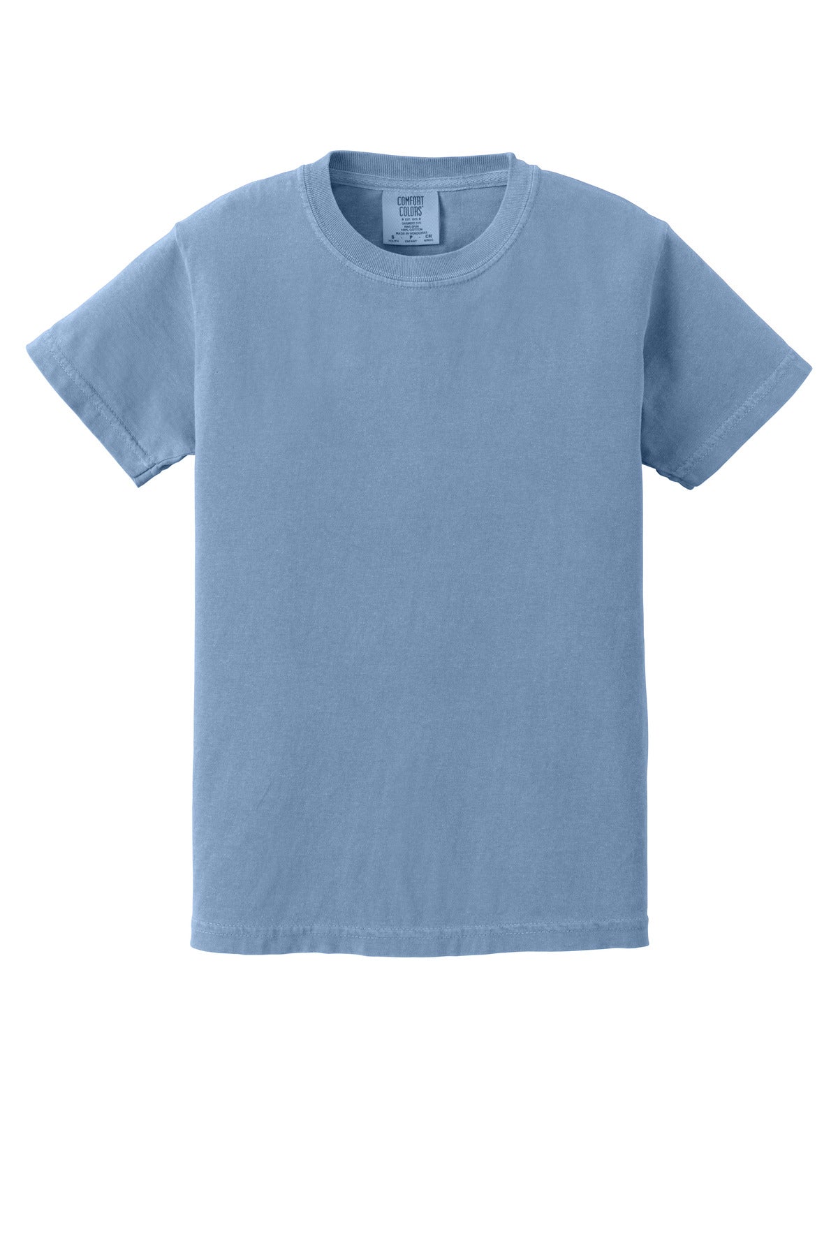 COMFORT COLORS  Youth Heavyweight Ring Spun Tee - Washed Denim