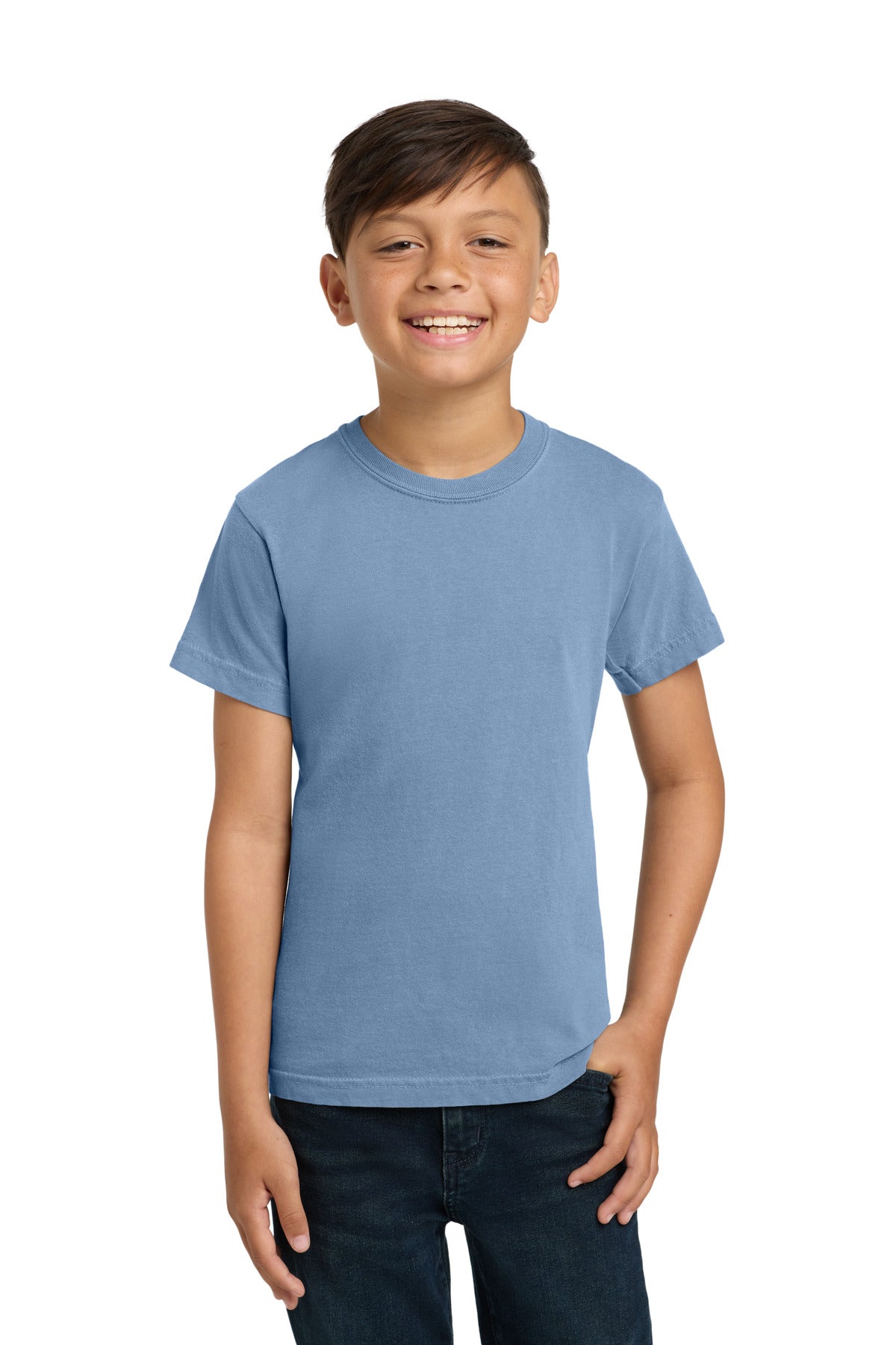 COMFORT COLORS  Youth Heavyweight Ring Spun Tee - Washed Denim