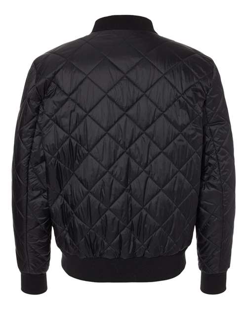 Men's HeatLast™ Quilted Packable Bomber - Black