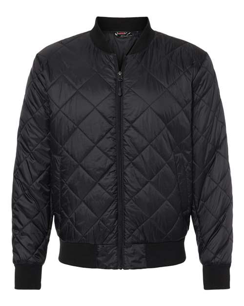 Men's HeatLast™ Quilted Packable Bomber - Black
