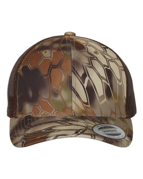 Retro Trucker Cap - Kryptek Highlander