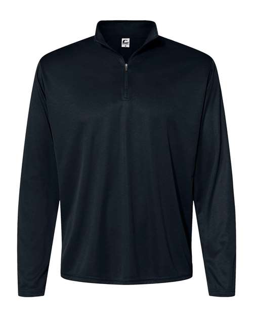 Men's Quarter-Zip Pullover - Black